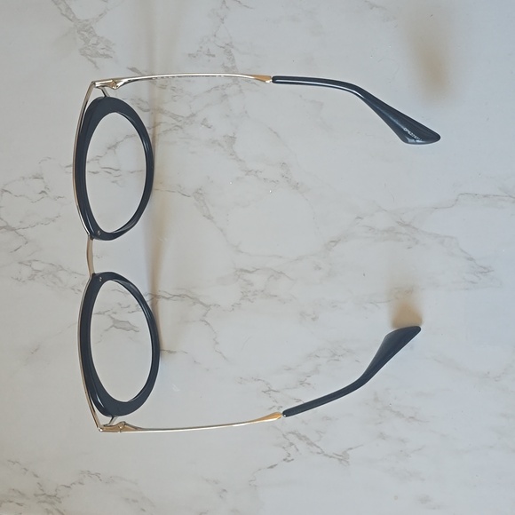 ✨️ Prada Catwalk Women's Eyeglasses Frames Sunglasses Black Cateye - Authentic - Picture 4 of 11